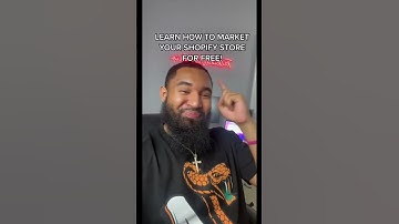 Learn How To Market Your Shopify Store For FREE! #shorts