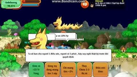 Gọi rồng thần 1 sao đổi skill lại đệ tử  đầu tiên trên sv1