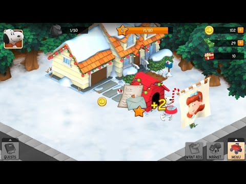 Peanuts: Snoopy's Town Tale (by PIXOWL INC.) - free adventure game for Android and iOS - gameplay.