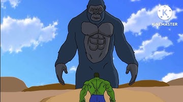 HULK vs KINGKONG (part 2) Flipaclip