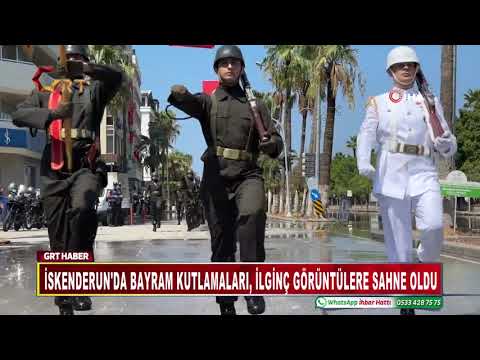 İskenderun'da Bayram Kutlamaları,