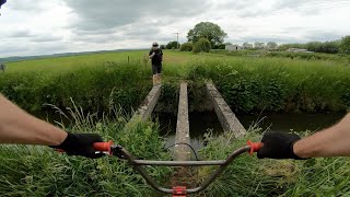 RIDING OVER A DANGEROUS BRIDGE