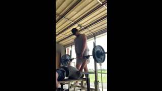 Noah Hulslander - Summer Bench Test = 240.