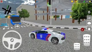 Mobil Polisi Patroli di jalan | MBU Mobil Polisi Simulator screenshot 4