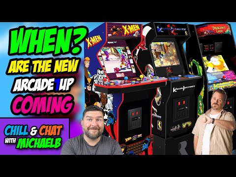 When are the new Arcade1Up Cabs Coming? | MichaelBtheGameGenie from MichaelBtheGameGenie