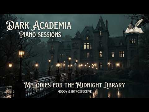 Dark Academia Piano | Melancholic Piano Music for Studying and Secret Library Ambience