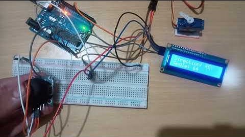 Servo + Joystick + LCD I2C (Arduino Uno Project)