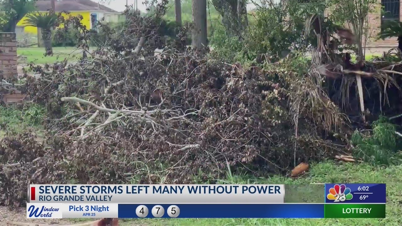 Severe storms leave many without power - YouTube