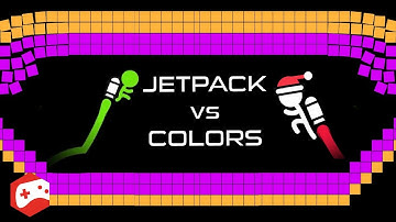 Jetpack VS. Colors (Level 1-10) iOS/Android Gameplay Video