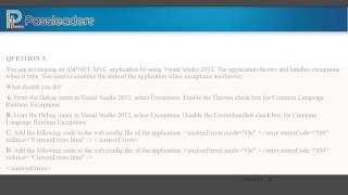 Free 70-486 Dumps VCE-70-486 Dumps PDF-70-486 Exam Braindumps screenshot 4