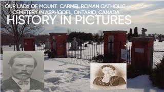 Our Lady of Mount Carmel Roman Catholic Cemetery in Asphodel, Ontario, Canada