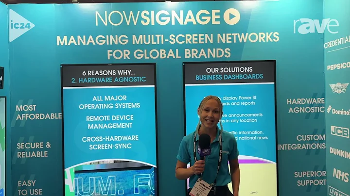 InfoComm 2024: NowSignage Explains Its Digital Signage Software for Managing Multi-Screen Networks