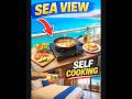 Cooking With Ocean View 😍🍳 || Ocean View + Homemade Food #cooking #seaview #homemade #food #viral