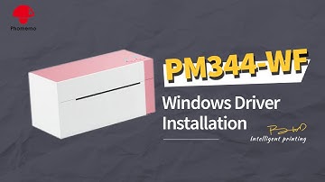 Phomemo Label Printer PM344-WF Tutorial 3丨Installing Setting Tool for Windows & Prepare Before Use