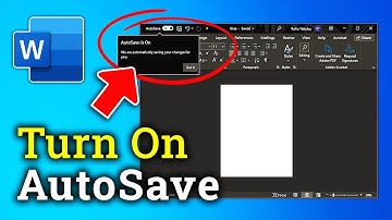 How to Turn on AutoSave in Microsoft word