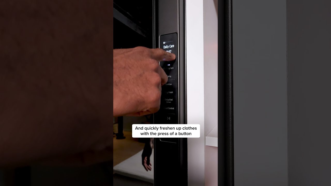 Remove wrinkles and refresh outfits with the Samsung Bespoke AirDresser 🤩