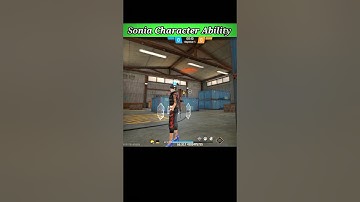 Free Fire New Sonia Character Ability 😱😱 #shorts