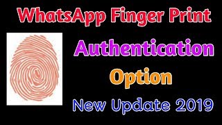 How To Set Fingerprint Lock On Whatsapp Whatsapp Per Finger Print Lock Ksaisey Lagaiy Android