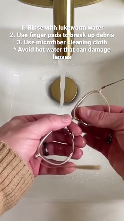 Quick & Easy way to CLEAN GLASSES!