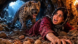 A Wild Hyena Attacks a Girl in the Heart of Nature!😱🐆