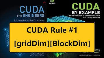 038 - CUDA 자습서 10 - CUDA Rule #1 - [gridDim][blockDim] [블락개수][스레드개수]