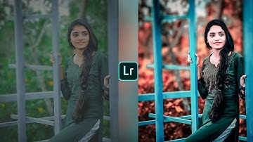 Lightroom blue and orange colour effect photo editing tutorial | Lightroom background colour change