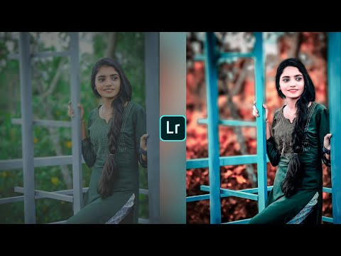 Lightroom blue and orange colour effect photo editing tutorial | Lightroom background colour change