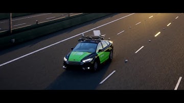 NVIDIA DRIVE Sim — Autonomous Urban and Highway Drive Around Silicon Valley