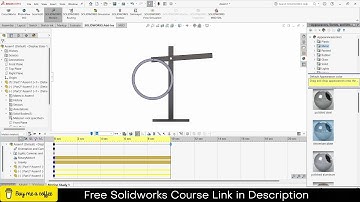 Double Pendulum Simulation in Solidworks