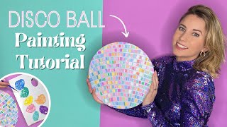 The Disco Ball Paint By Numbers - Numeral Paint Kit