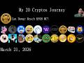 Bull run 2026? My Crypto Journey With Pengu,Toshi,Pengo,UFD... 2026/03/21 // Steve McGrath