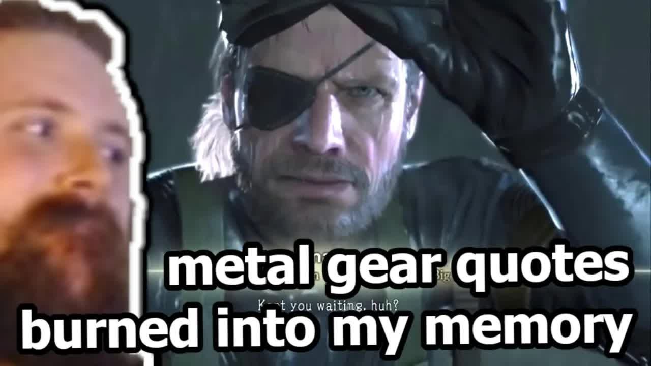 Forsen Reacts To metal gear quotes burned into my memory