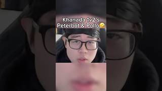 Peterbot & Pollo get 1v2’d By Khanada!