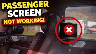 2018-2024 Lincoln Navigator rear screen not working?  #lincoln #navigator 