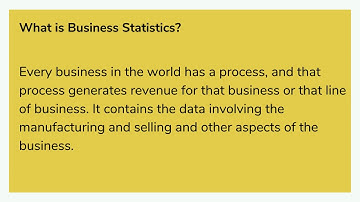 Business Statistics and Its type Explained by Statistic Homework Help Experts
