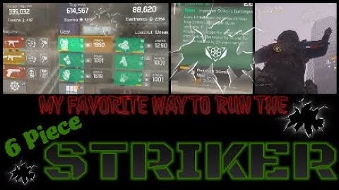 The Division 1.8 Striker 9K Build Guide | No Cronus | BODY DROPPER