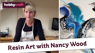 Hobbycraft LIVE: Pebeo Resin Art with Nancy Wood | Art