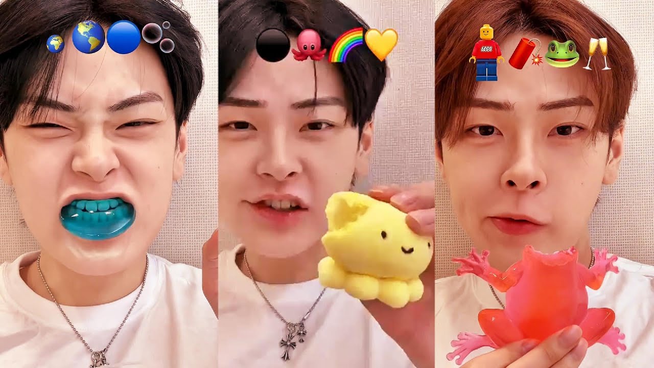 Best "Seungbini" Korean ASMR Compilation || Emoji Food Challenge #47