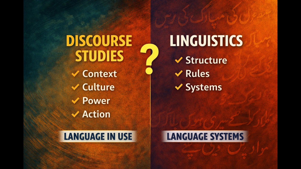 Discourse Studies vs Linguistics | What’s the Real Difference? (Simple ...