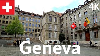 Geneva, Switzerland 4K - Walking Tour (Protests) - May 2023