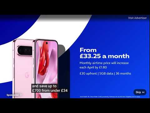 O2 advert 2025 (READ DESCRIPTION)
