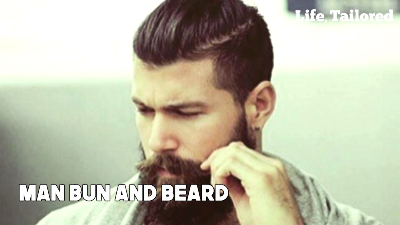 most-popular-man-bun-hairstyles-how-to-grow-a-man-bun-youtube
