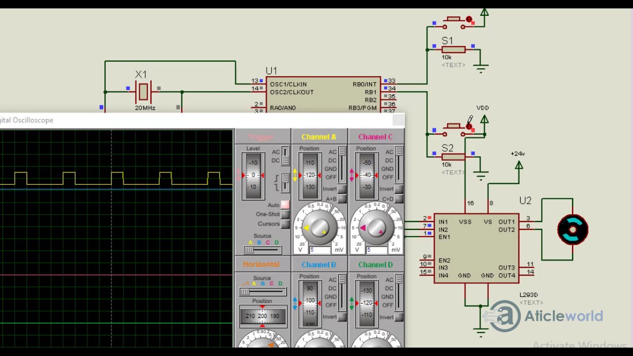DC Motor Speed Control using PWM with PIC Microcontroller