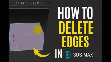 How To Delete Edges in 3Dsmax- for beginners #3dsmax #tutorial #tipsandtricks