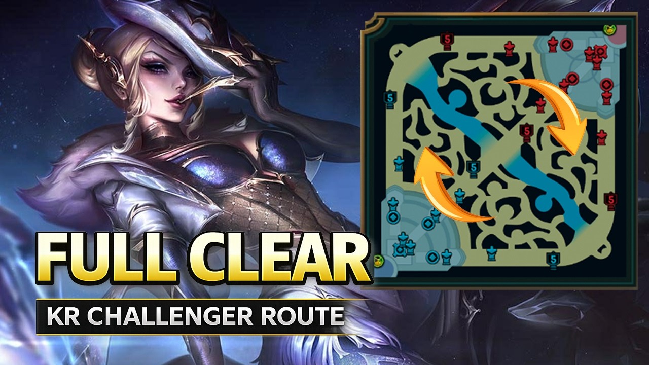 【26.4】  이블린 정글링 강의 레드 풀캠 1강타 2분 50초