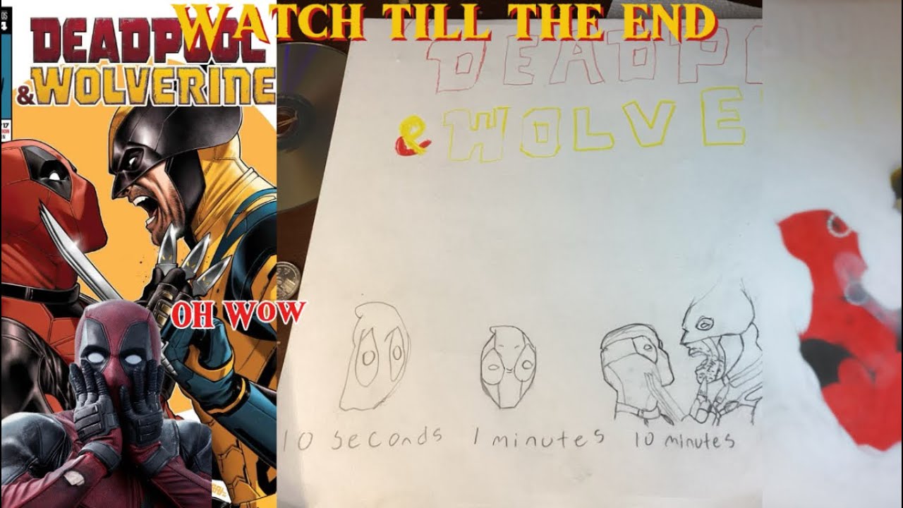 Drawing Deadpool and Wolverine - YouTube