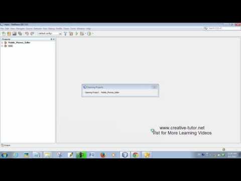 3 of 6 How to develop java application using netbeans for MySQL database  3)