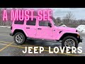 PINK JEEP WRANGLER SAHARA WRAPPED | VLOG 💗