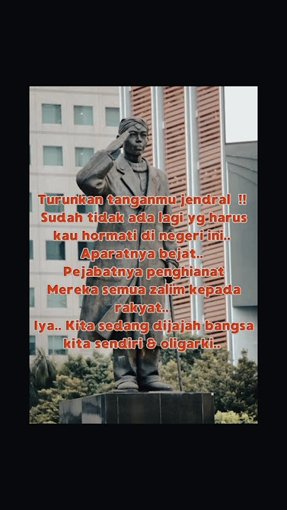 Turunkan Tanganmu Jendral Soedirman