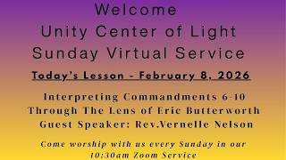 Unity Center Of Light - Interpreting Commandments 6-10 Via The Lens of Eric Butterworth